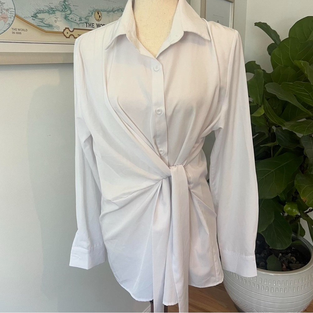 Commense White Button Down